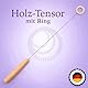 AURON Holz-Tensor „BASIC“ – Holzring, 43 cm, inkl. Transportrolle & Anleitung | Für feine Wahrnehmung