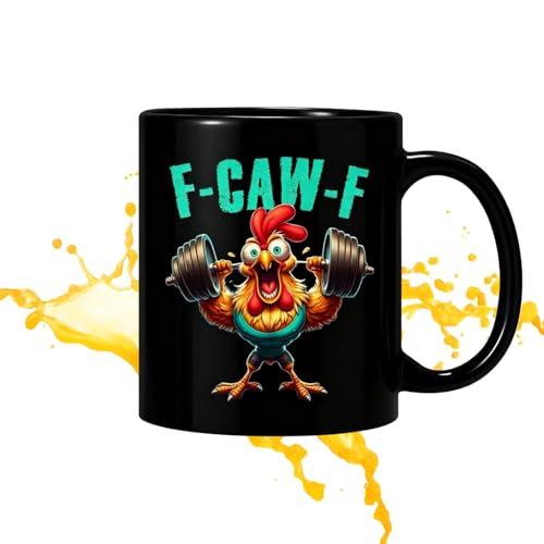 Funny Chicken Mug - 11oz Chicken Butt Coffee Mug | Chickens Cup | Farm Animal Themed Coffee Cup For Halloween, Christmas, Birthday, Fall, Autumn Party, Home Kitchen, Women, Men, Coworkers