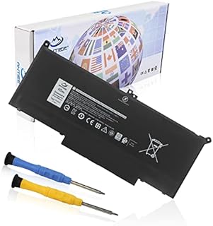 ANTIEE 60Wh F3YGT Laptop Battery for Dell Latitude 12 7000 7280 7290 13 7380 7390 P29S002 14 7480 7490 P73G002 E7480 E7280 E7290 Business Notebook DM3WC DM6WC 2X39G KG7VF V4940 451-BBYE 453-BBCF 7.6V