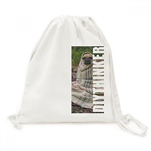 Sac à cordon thème bouledogue pour protéger vos accessoires photo de voyage