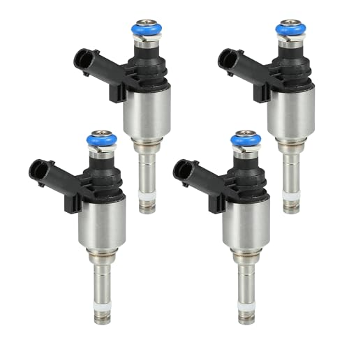 A ABSOPRO Injecteur De Carburant No.06H906036G/06J906036G Buse D'Injection De Carburant Pour VW Golf 2.0 Gti 04-13 Pour VW Passat B6 B7 Berline 2.0 Tfsi 05-14 Noir 4 Pièces