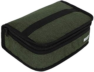 MIER Portable Thermal Insulated Cooler Bag Mini Lunch Bag for Kids, Army Green