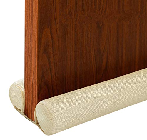 TORMAYS Tür-Zugluftstopper, 91,4 cm, wetterfest, wasserdicht, Abisolierung, Geräuschblocker, verstellbar, Beige Cover