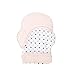 MALARKEY KIDS Kids Mitaine de Dentition en Silicone Alimentaire Clair Rose 1 Unité