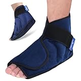 NEWGO Foot Ice Pack for Surgery Recovery, Ankle Foot Reusable Gel Ice Pack Cold Wrap for Feet Injuries, Ice Boot for Bunion Surgery, Plantar Fasciitis, Swelling, Neuropathy Burning Feet Pain Relief