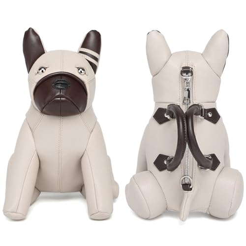 Image of Women PU Leather Unique Novelty Dog Shaped Crossbody Shoulder Bag Handbag Purse