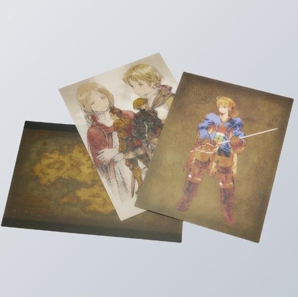 ファイナルファンタジータクティクス コレクターズBOX 限定特製アートシート3枚