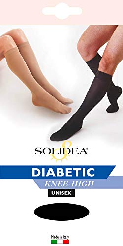 Solidea Gambaletti BIANCHI per diabetici Diabetic Knee-High art. 052670 Size M