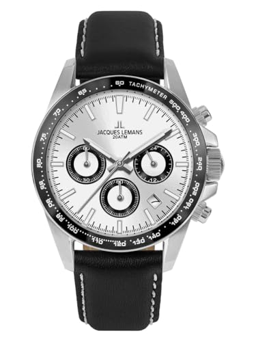 Montre quartz Jacques Lemans mid-39613 noir pour le quotidien professionnel