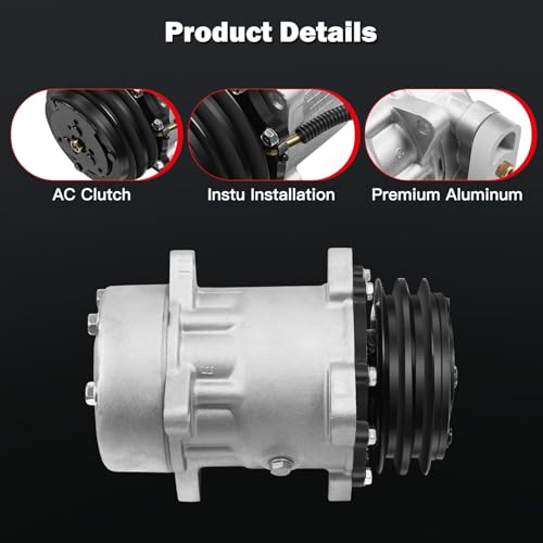 Image of Air Conditioning Compressor for Kenworth T2000 for Peterbilt 320 340 357