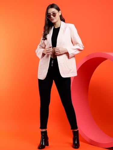 Image of KOTTY Womens Cotton Blend Standard Length Elegant Style Coat - Classic Style with Modern Detailing