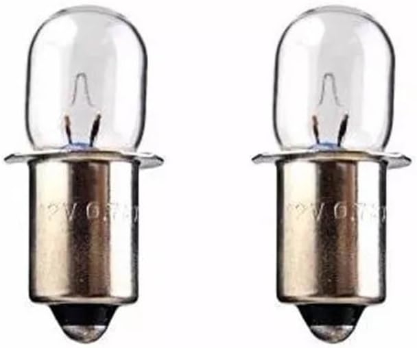 Replacement 12V XPR12 Miniature Flashlight Xenon Bulb, 2-Pack