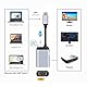 xiwai USB-C Typ C auf VGA RGB Konverter HDTV Adapter 60Hz 1080p mit PD Power Port