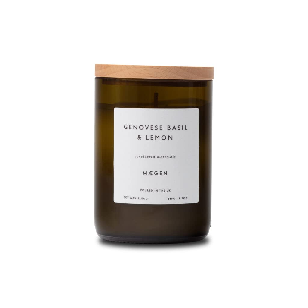 Maegen Orchard Range Candle - Genovese Basil & Lemon