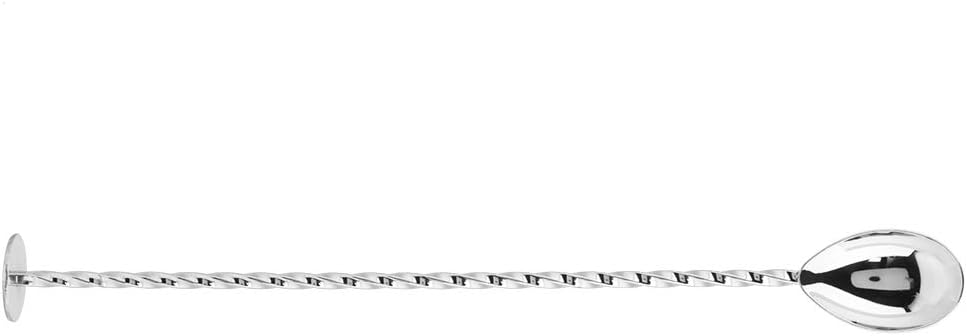 Jeffergarden Smooth Glossy Bar Spoon Beverage Mixing Layering Tool for Mixed Cocktails Essential for Bartenders Bar and Cafe (Jeffergardenm2w1s67b4d-07)