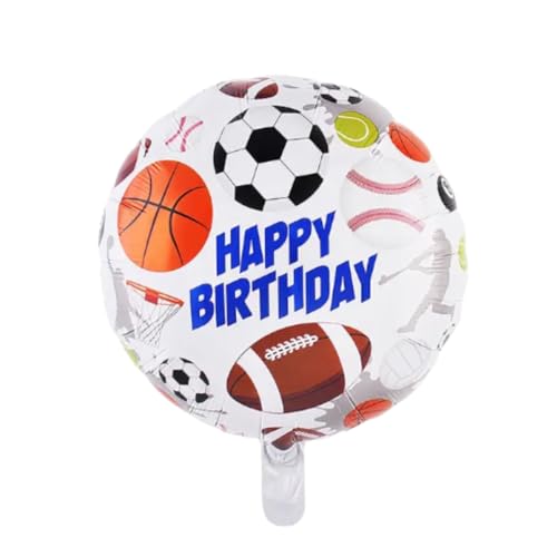 Image of Party Decorz Champion Trophy Balloon | Champion Trophy Foil Balloon Set Of 5pcs(1pcs Trophy Balloon+ 2pcs Star Balloon+ 2pcs Birthday Balloon) Football Theme, Sports Balloon Birthday Party Decorations