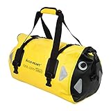 Wild heart Waterproof Bag Duffel Bag 40L 66L 100L with Welded Seams Shoulder Straps, Mesh Pocket for Kayaking, Camping, Boating,Motorcycle (100L Yellow add Bottom with Rope) - Image 6