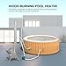 FanceSwim Outdoor Wood Fired Hot Tub Heaters, Portable Wood Burning Heater for Pools/Spas, Titanium Coil Tubing Heat Exchanger Pool Heating