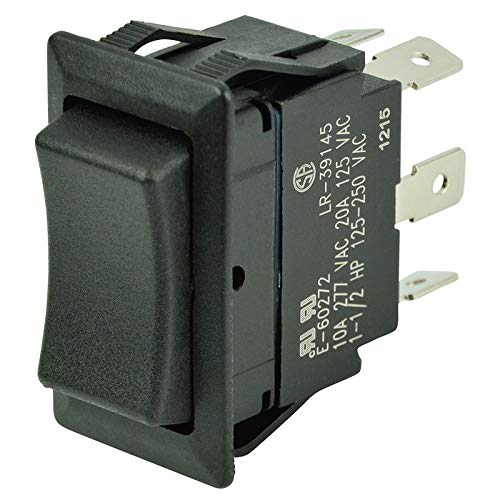Bep Dpdt Rocker Switch - 12v/24v - (On)/Off/(On)