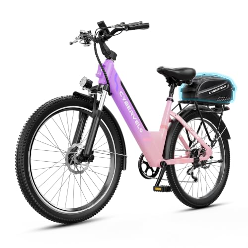 Cybervelo 750W Electric Bike with Removable Battery