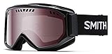  Smith Scope Negro Hombres Espejo Lente cilíndrica (Plana) Gafas de esquí - Gafas de esquí (Lentes Dobles, Negro, Hombres, Lente cilíndrica (Plana), Policarbonato, Negro)