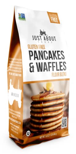 Just About Foods Gluten Free Pancake & Waffle Mix, Non-GMO, 1 lb