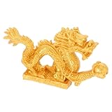 Décoration dragon chinois : cette statue de dragon est un cadeau idéal pour une pendaison de crémaillère, symbole de chance et de prospérité