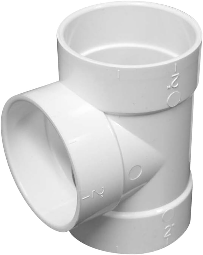 Fits for Hayden Central Vacuum 90 Degree Short Tee Fitting # 765502W Aftermarket Replacement