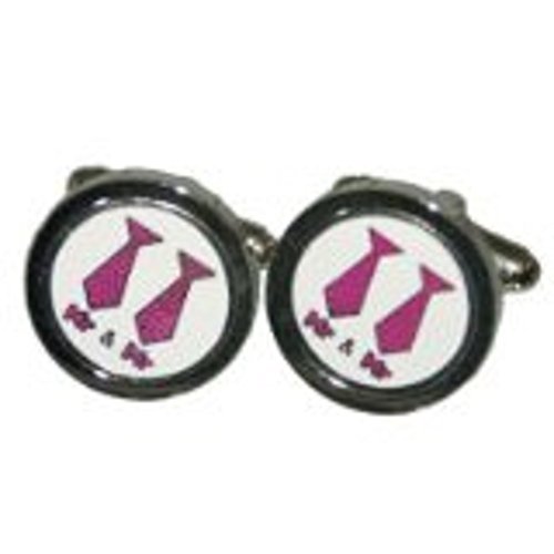 Mancuernillas para hombre Mr And Mr GTR X2Psc081 miniatura 1