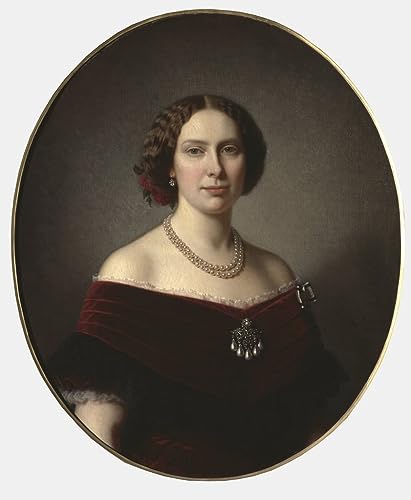 Art mural peinture Louise des Pays-Bas affiche Amalia Lindegren