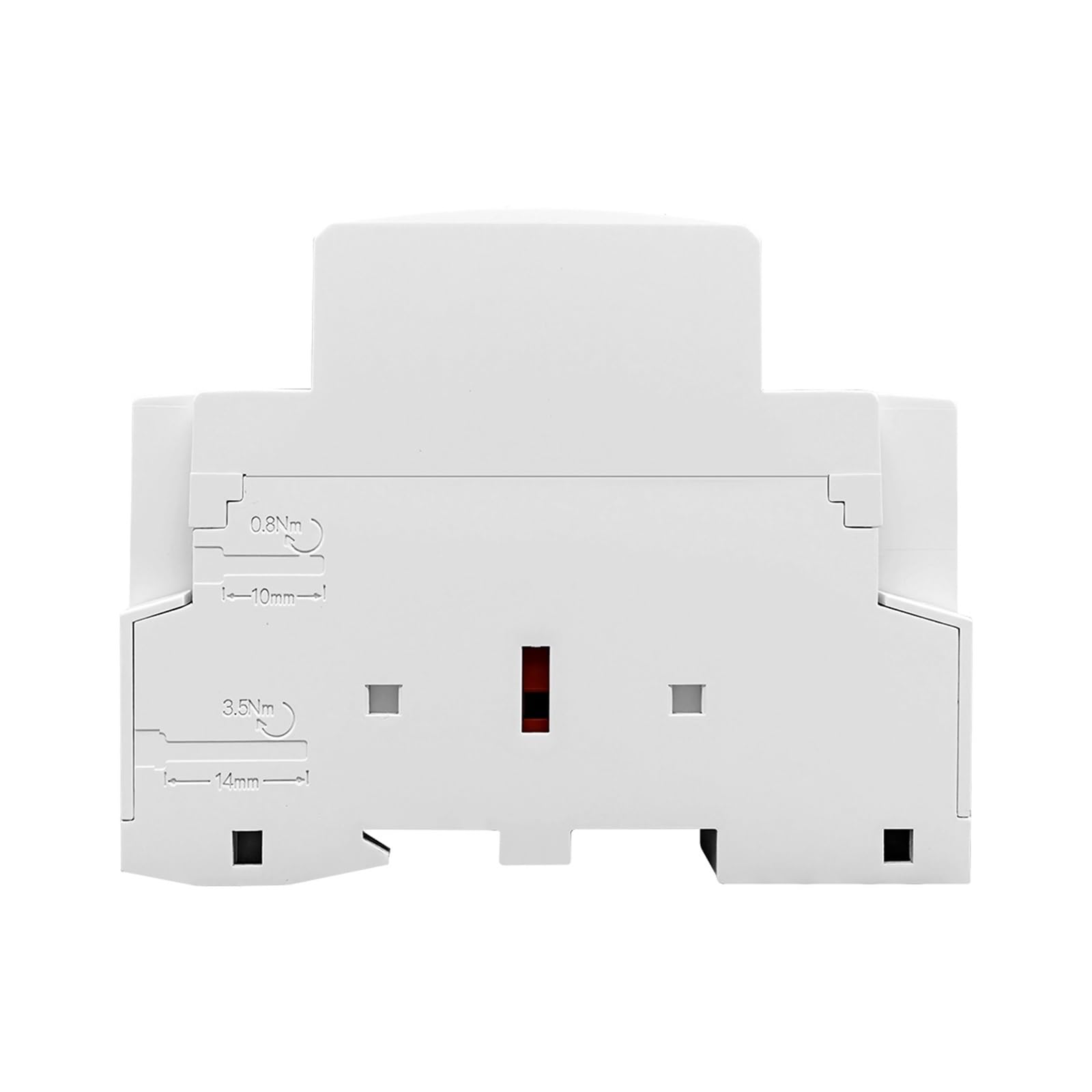 TOCT1 4P 63A 220V 400V~ 50/60Hz Domowy modułowy stycznik AC na szynie DIN 4NO 2NO 2NC 4NC 1 szt. (4NO)