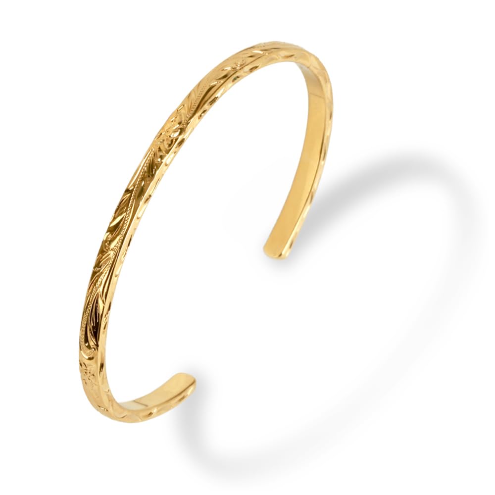 Amazon | [silver KYASYA]ハワイアンジュエリー ゴールド 18金