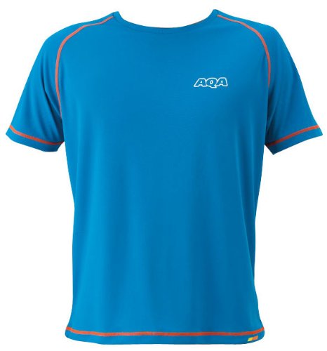 AQA パワー ドライ ラッシュTシャツ メンズ ブルー LL KW-4453
