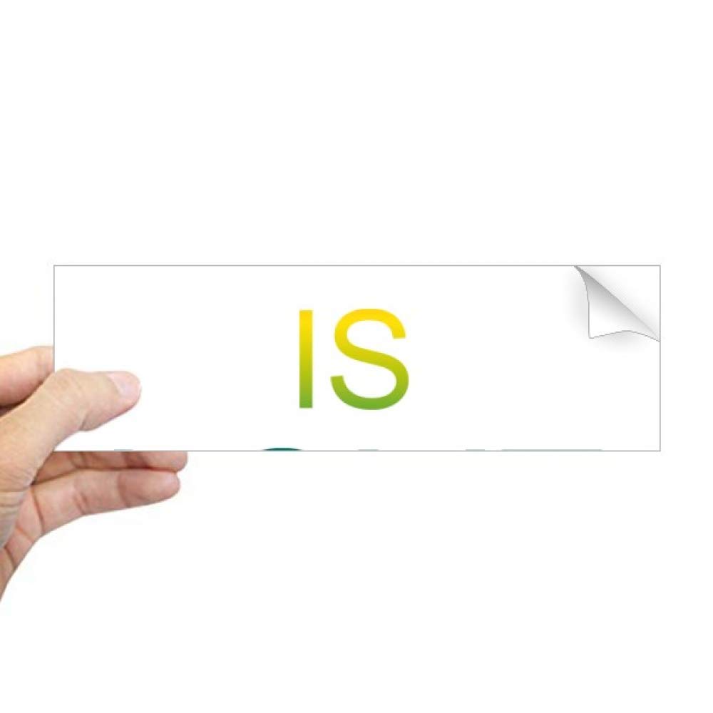 Sticker LGBT arc-en-ciel autocollant fenêtre Love is Love drapeau rectangulaire DIYthinker