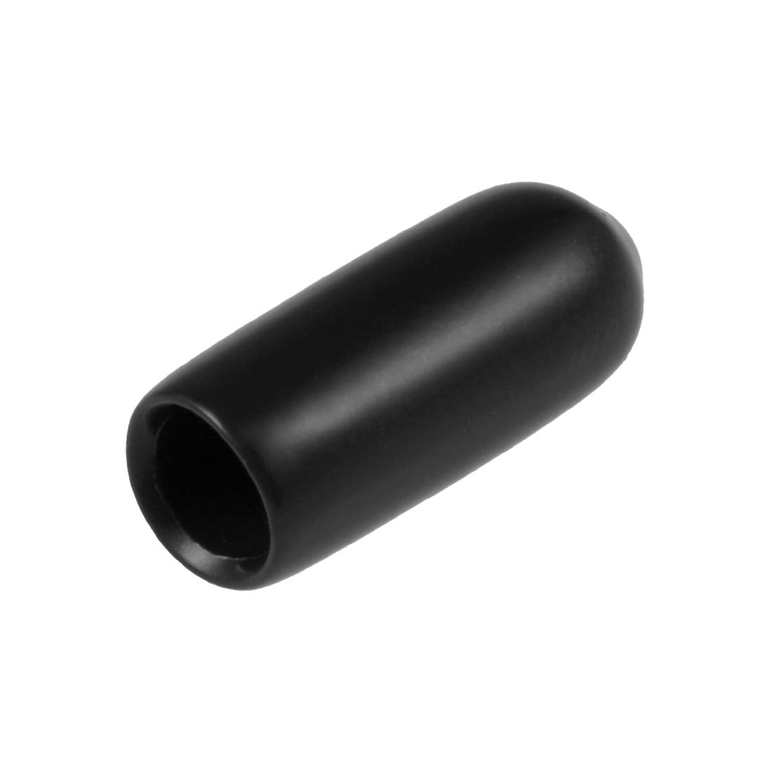 uxcell 20pcs Rubber End Caps 4.5mm ID Vinyl Round Tube Bolt Cap Cover Thread Protectors Black