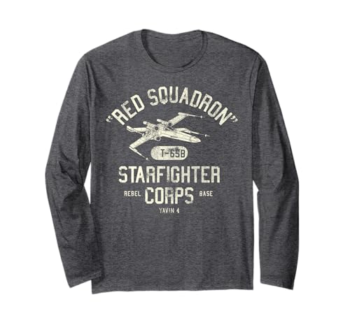 T-shirt Star Wars Rebel Long Sleeve en coton pour fan de science-fiction