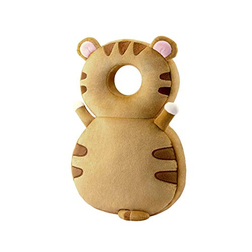 Image of Baby Head Protector, Toddlers Head Safety Pad Cushion, Adjustable Toddlers Head Safety Pad Cushion Backpack, Baby Back Protection for Crawling & Walking, for Age 4-24Months (Yellow-A)