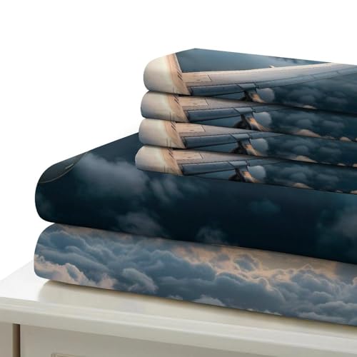 Housse de couette avion originale pour cadeau parents et amis