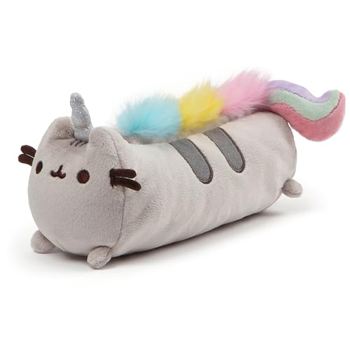 Gund 4060824 Trousse Pusheen, Polyester, Gris, 12 x 4 x 15 cm