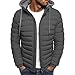 Generico Giubbotto Giacca Invernale Uomo Giubbotto Casual Giacchetto Classica Giacca Militare Calda Giubotti Jacket in Pile Con Tasche