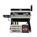 recteq Flagship 1100 Wood Pellet Smoker Grill & Grilling Basics Bundle | Wi-Fi-Enabled, Electric Pellet Grill | 1100 Square Inches of Cook Space