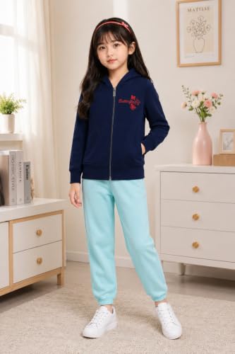 Image of ADBUCKS Girl's Cotton Hooded Sweatshirt