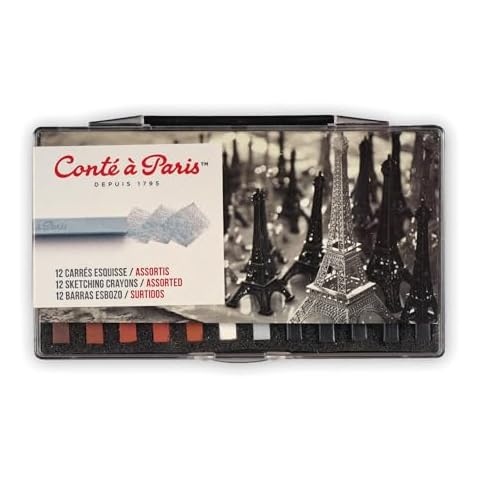 Conté à Paris Sketching Carre Crayons Set Cover