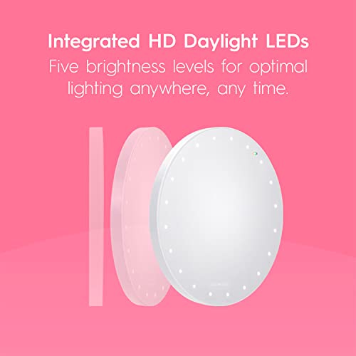 Riki Loves Riki Fogless Shower And Shaving Mirror With Lights | Heated Instant Fog-Free Glass, Secure Magnetic Mount, Hd Leds And Rechargeable Batteries For Women And Men #TOP3