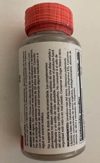 Red Yeast Rice Plus Q10-60 vegcaps (Pack 3 u.)