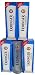 Produktbild AngiesStrickZauber Erdinger Relief - Glas/Gläser/Weißbierglas/weiß satiniert/Alkoholfrei / 5 x 0,5 Liter/Weizenglas