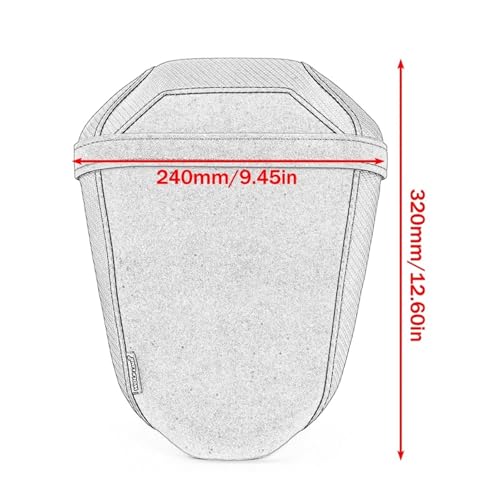 Cojín doble de asiento para moto MT-07 modelos 2025 y 2026 7