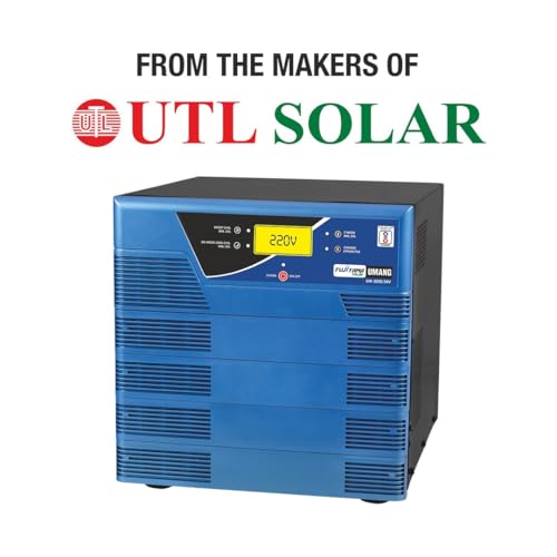 Image of Fujiyama Umang 3000VA /24 Solar Inverter | inbuilt PWM Solar Charge Controller | Pure Sine Wave | 36-Month Warranty | Hybrid, Smart Mode, LCD Display | for Home, Office & Shop (Umang 3500)