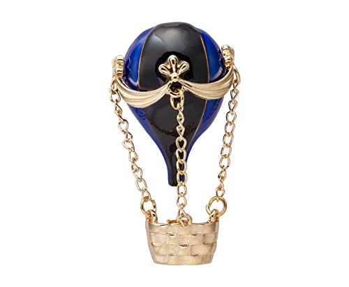 Knighthood Hot Air Balloon Lapel Pin Brooch (Multi-Color) (Metal)