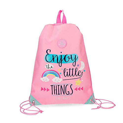 ROLL ROAD Little Things Mochila tipo casual  42 cm  0.67 litros  color Rosa
